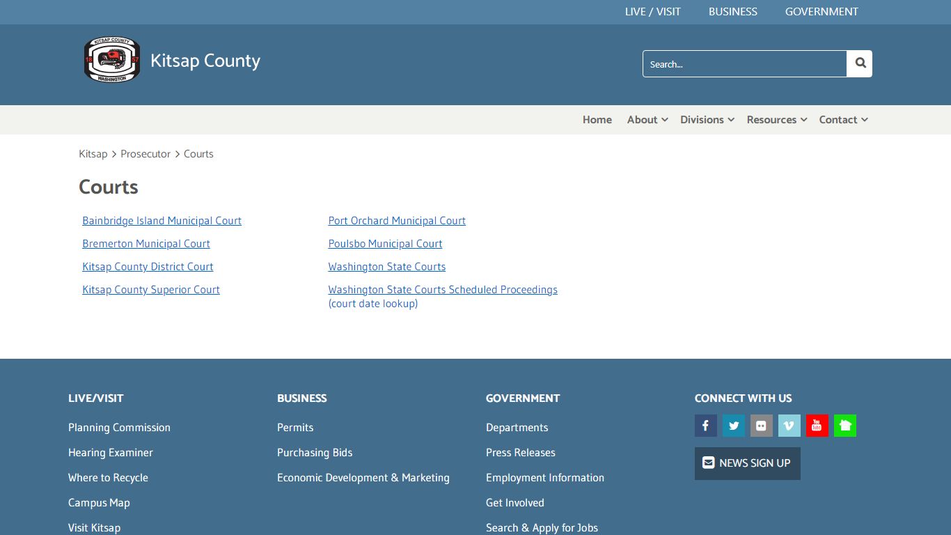 Courts - Kitsap County, Washington